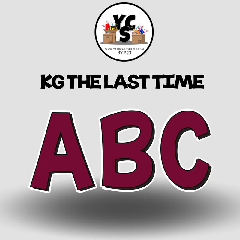 KG The Last Time 23 Inch SOLID CONSONANT Set