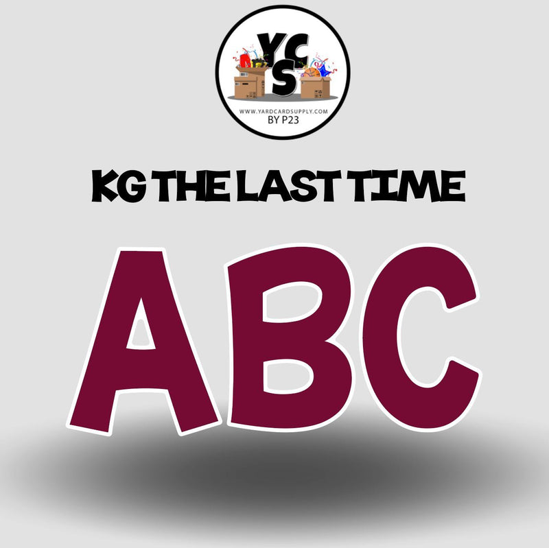 KG The Last Time 23 Inch SOLID CONSONANT Set