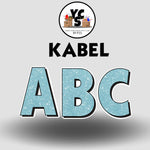 KABEL 18 Inch GLITTER ALPHABET Set