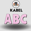 KABEL 23 Inch GLITTER CONSONANT Set