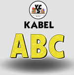 KABEL 23 Inch GLITTER ESSENTIAL LETTER & NUMBER Set