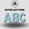 KG The Last Time 18 Inch GLITTER  ALPHABET SET