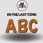 KG The Last Time 18 Inch GLITTER  ALPHABET SET