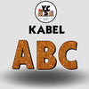 KABEL 23 Inch GLITTER VOWEL Set