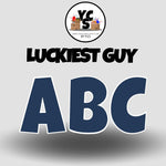 LUCKY GUY 18 Inch SOLID Vowel & Consonant Set