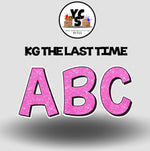 KG The Last Time 18 Inch GLITTER  ALPHABET SET