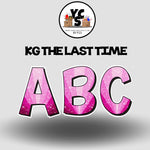 KG The Last Time 23 Inch GLITTER VOWEL Set