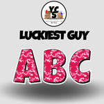 LUCKY GUY 23 Inch SPECIALTY PRINT ESSENTIAL LETTER & NUMBER Set