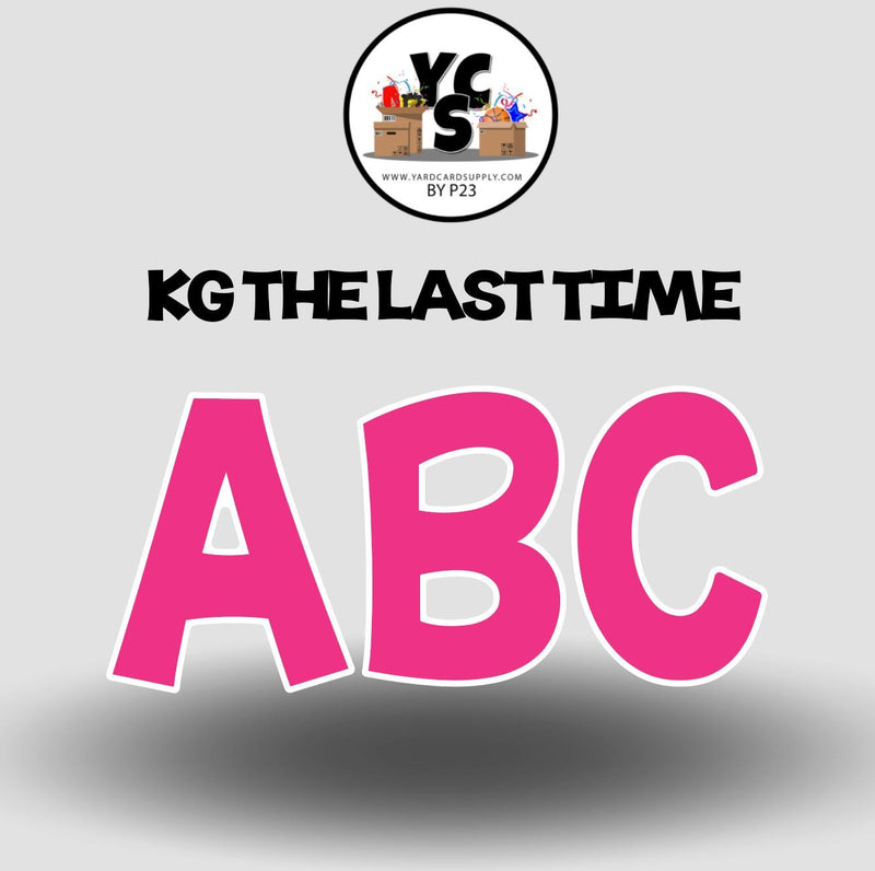 KG The Last Time 23 Inch SOLID CONSONANT Set
