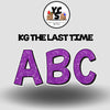 KG The Last Time 23 Inch GLITTER CONSONANT Set
