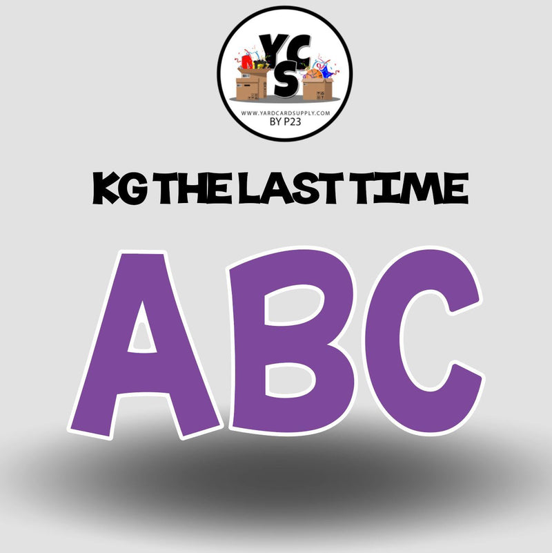 KG The Last Time 23 Inch SOLID VOWEL Set