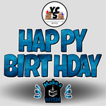 YCS FLASH® Quick Set Happy Birthday - Denim - All Fonts