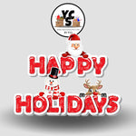 YCS FLASH® Quick Set Topper Happy Holidays