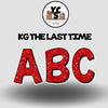 KG The Last Time 23 Inch GLITTER VOWEL Set