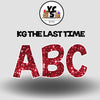 KG The Last Time 18 Inch SPARKLE VOWEL & CONSONANT Set