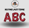 KG The Last Time 23 Inch SPARKLE ESSENTIAL LETTER & NUMBER Set
