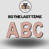 KG The Last Time 18 Inch GLITTER  ALPHABET SET