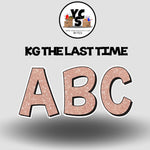 KG The Last Time 23 Inch GLITTER ALPHABET Set