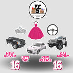 Super Sweet 16th Birthday Accent Set