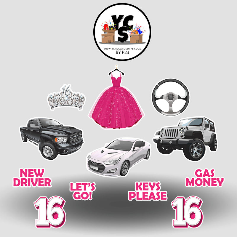 Super Sweet 16th Birthday Accent Set