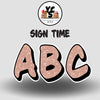Sign Time 18 Inch GLITTER ALPHABET Set