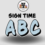 Sign Time 23 Inch GLITTER ESSENTIAL LETTER & NUMBER Set