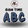Sign Time 23 Inch GLITTER ALPHABET Set