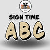 Sign Time 18 Inch GLITTER ALPHABET Set