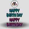 YCS FLASH® Quick Set Birthday - Sign Time 18 Inch
