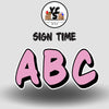 Sign Time 23 Inch SOLID ALPHABET Set