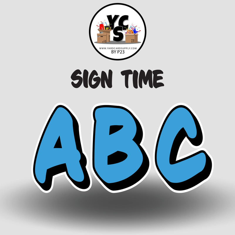 Sign Time 23 Inch SOLID ALPHABET Set