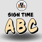 Sign Time 23 Inch SOLID ESSENTIAL LETTER & NUMBER Set