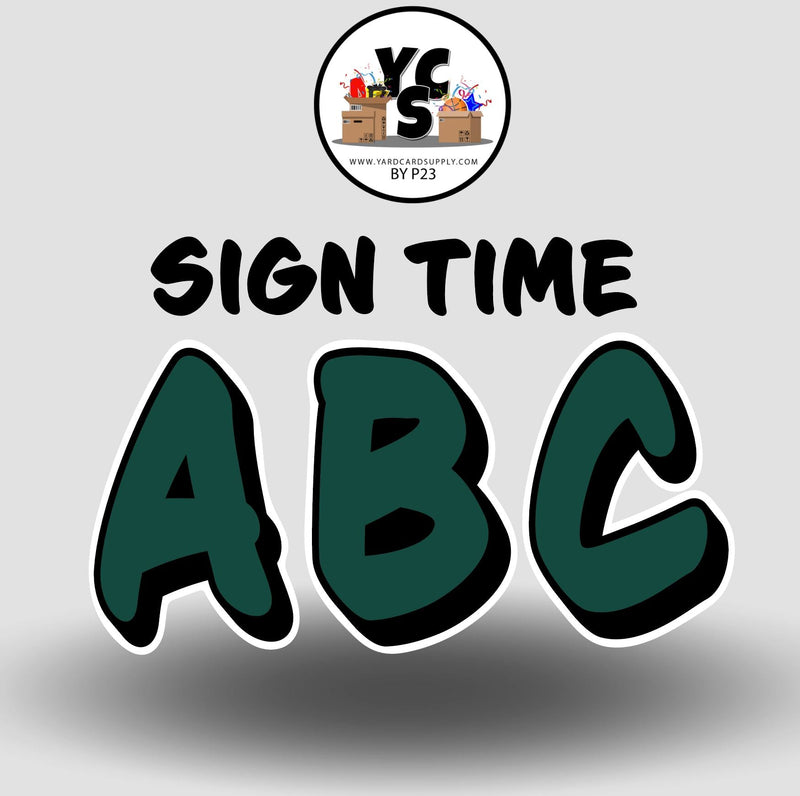 Sign Time 23 Inch SOLID ALPHABET Set