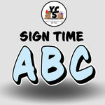 Sign Time 23 Inch SOLID ESSENTIAL LETTER & NUMBER Set