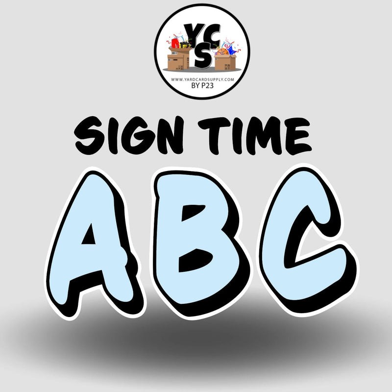 Sign Time 23 Inch SOLID ESSENTIAL LETTER & NUMBER Set