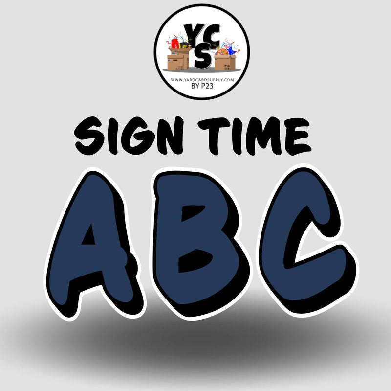 Sign Time 23 Inch SOLID ALPHABET Set