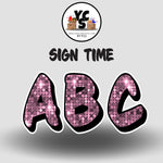 Sign Time 23 Inch SPARKLE ESSENTIAL LETTER & NUMBER Set
