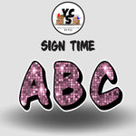 Sign Time 23 Inch SPARKLE ALPHABET Set