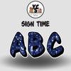 Sign Time 23 Inch SPARKLE ESSENTIAL LETTER & NUMBER Set