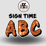 Sign Time 23 Inch SPARKLE ESSENTIAL LETTER & NUMBER Set