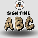 Sign Time 23 Inch SPARKLE ESSENTIAL LETTER & NUMBER Set