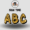 Sign Time 23 Inch SPARKLE ALPHABET Set