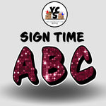 Sign Time 23 Inch SPARKLE ALPHABET Set