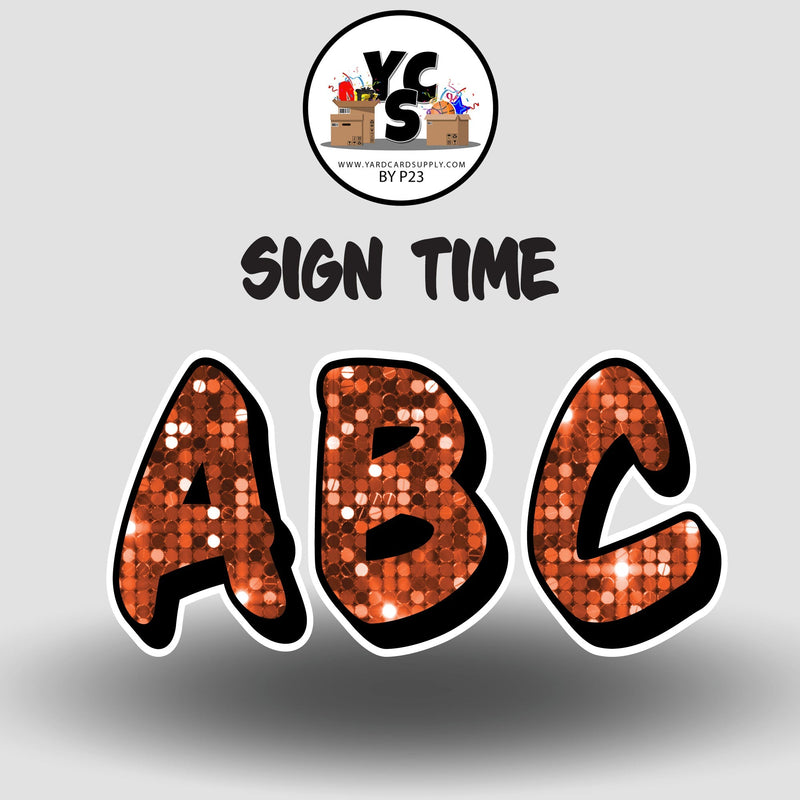 Sign Time 23 Inch SPARKLE ESSENTIAL LETTER & NUMBER Set