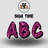 Sign Time 23 Inch SPARKLE ALPHABET Set