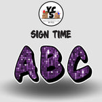 Sign Time 23 Inch SPARKLE ESSENTIAL LETTER & NUMBER Set