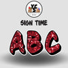 Sign Time 23 Inch SPARKLE ESSENTIAL LETTER & NUMBER Set