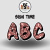 Sign Time 23 Inch SPARKLE ESSENTIAL LETTER & NUMBER Set