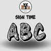 Sign Time 23 Inch SPARKLE ESSENTIAL LETTER & NUMBER Set