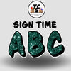Sign Time 23 Inch SPARKLE ESSENTIAL LETTER & NUMBER Set